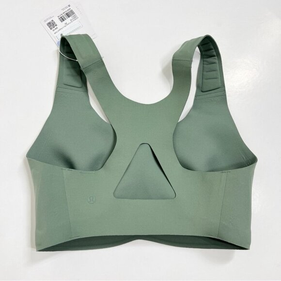 Lululemon NWT Go Further Bra with Support Code Technology Grey Eucalyptus - Picture 2 of 9
